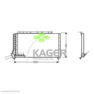 Конденсатор, кондиционер KAGER 94-5382