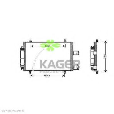 Конденсатор, кондиционер KAGER 94-5888