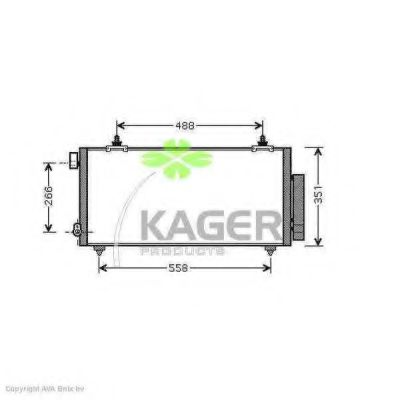 Конденсатор, кондиционер KAGER 94-5894