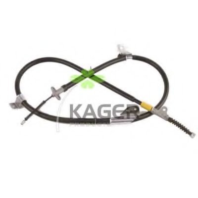 Трос, стояночная тормозная система KAGER 19-1489