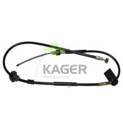 Трос, стояночная тормозная система KAGER 19-1666