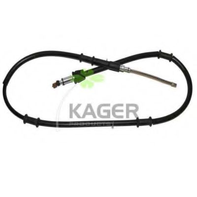 Трос, стояночная тормозная система KAGER 19-6143