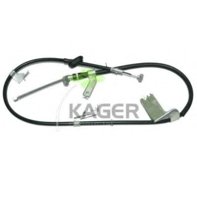 Трос, стояночная тормозная система KAGER 19-6362