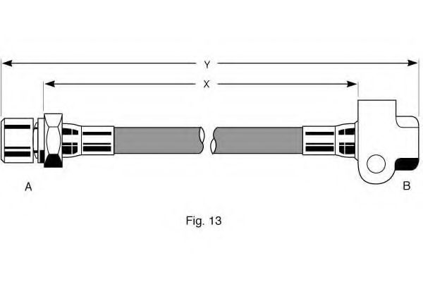 Тормозной шланг GIRLING 9001227