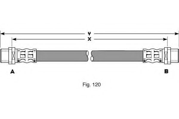 Тормозной шланг GIRLING 9001343