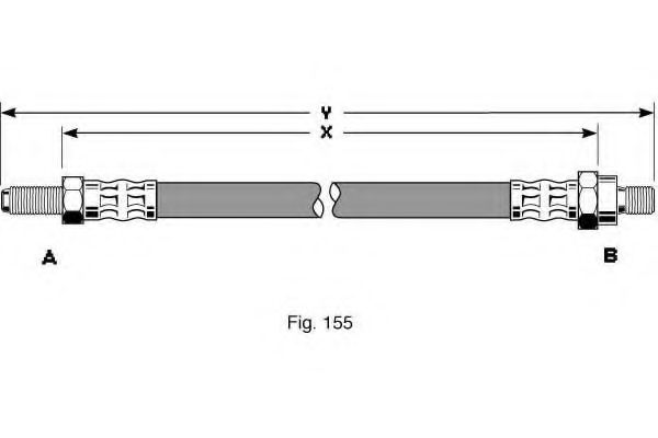 Тормозной шланг GIRLING 9003249