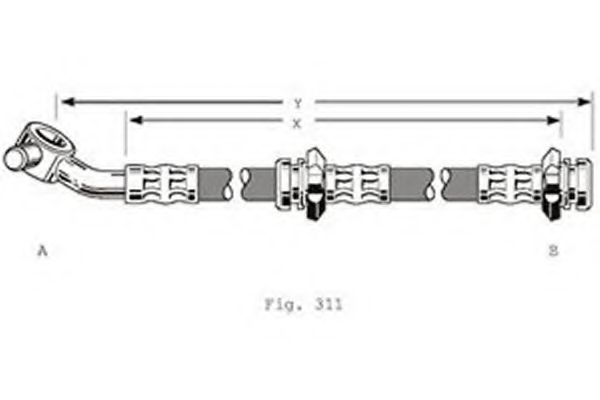 Тормозной шланг GIRLING 9004209