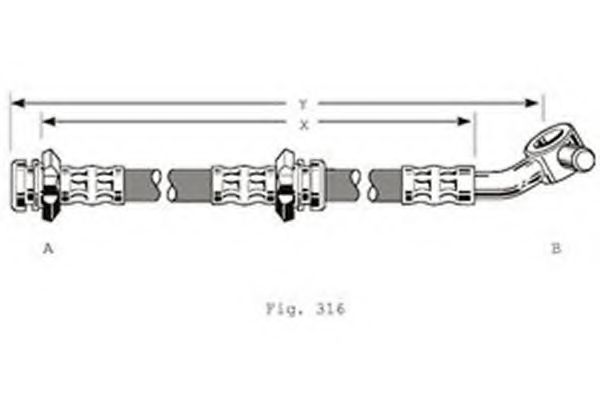 Тормозной шланг GIRLING 9004210