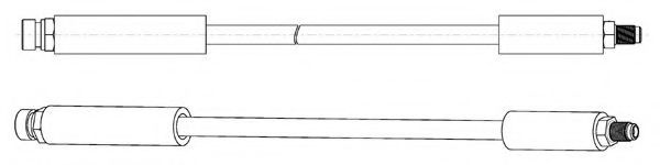 Тормозной шланг KAWE 510256