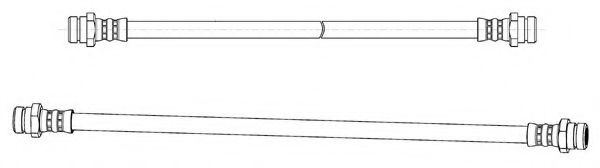 Тормозной шланг KAWE 510709