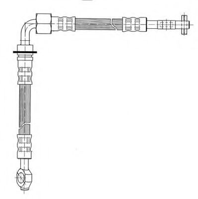 Тормозной шланг KAWE 511890