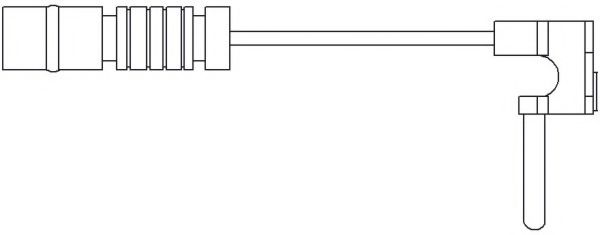 Сигнализатор, износ тормозных колодок KAWE WS0115A