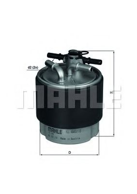 Топливный фильтр MAHLE ORIGINAL KL 440/18