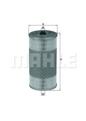 Масляный фильтр MAHLE ORIGINAL OX 80D