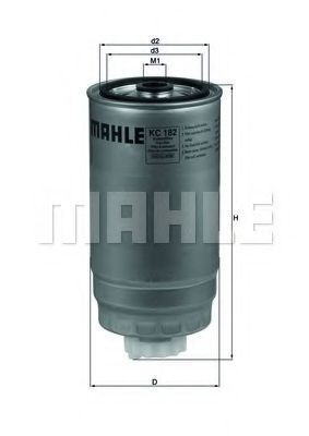 Топливный фильтр MAHLE ORIGINAL KC 182