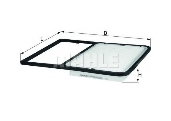 Воздушный фильтр MAHLE ORIGINAL LX 2029