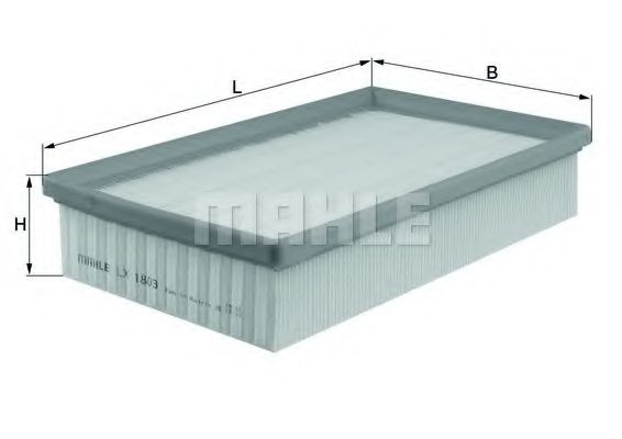 Воздушный фильтр MAHLE ORIGINAL LX1803