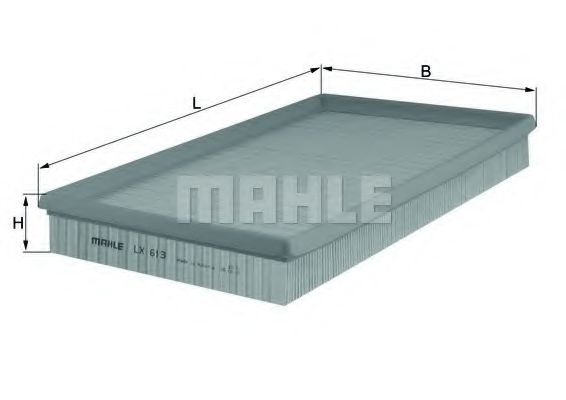 Воздушный фильтр MAHLE ORIGINAL LX 613