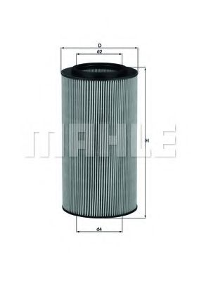 Масляный фильтр MAHLE ORIGINAL OX 561D