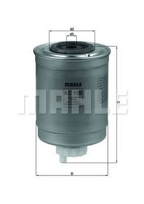 Топливный фильтр MAHLE ORIGINAL KC 109