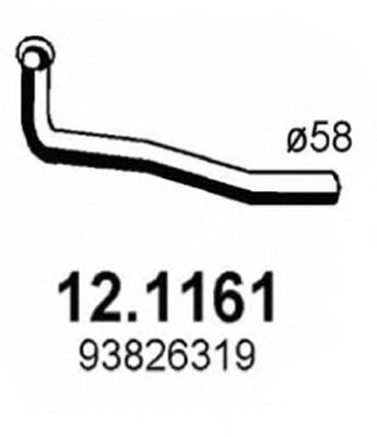 Труба выхлопного газа ASSO 12.1161