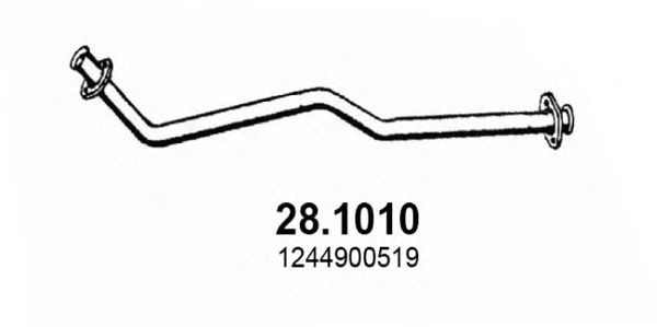 Труба выхлопного газа ASSO 28.1010