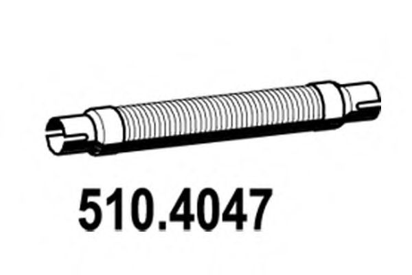 Гофрированная труба, выхлопная система ASSO 5104047