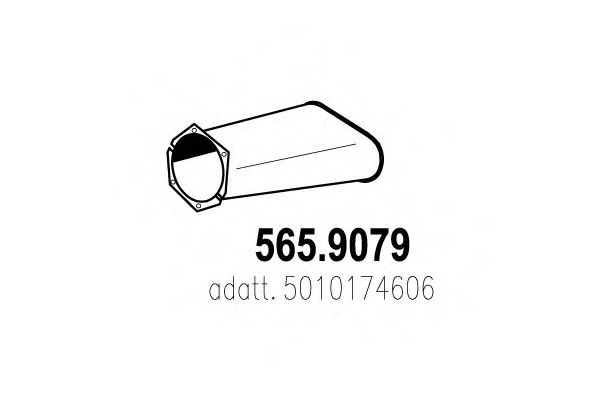 Труба выхлопного газа DINEX 64636