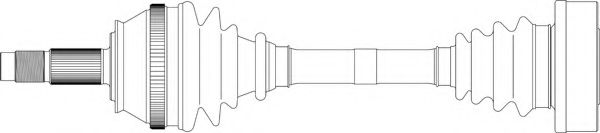 Приводной вал GENERAL RICAMBI AR3042
