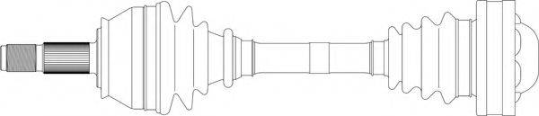 Приводной вал GENERAL RICAMBI AR3054