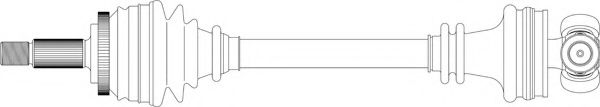 Приводной вал GENERAL RICAMBI SA3013