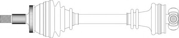 Приводной вал GENERAL RICAMBI SA3038
