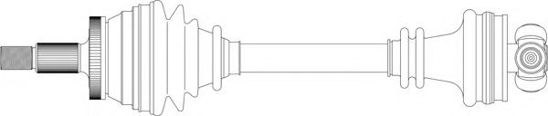 Приводной вал GENERAL RICAMBI SA3042