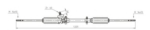 Рулевой механизм GENERAL RICAMBI PO4003