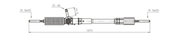 Рулевой механизм GENERAL RICAMBI RE4034