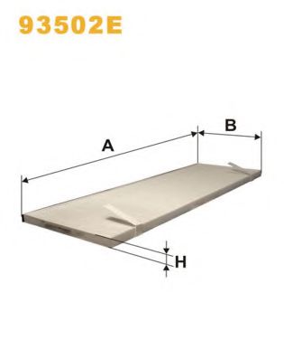 Фильтр, воздух во внутренном пространстве WIX FILTERS 93502E