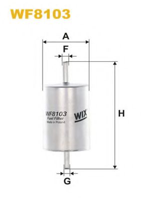 Топливный фильтр WIX FILTERS WF8103