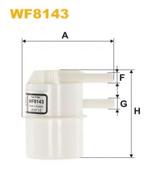 Топливный фильтр WIX FILTERS WF8143
