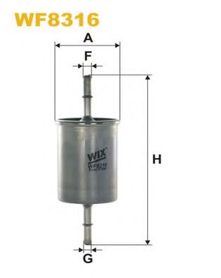 Топливный фильтр WIX FILTERS WF8316