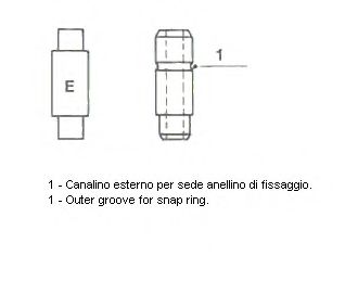 Направляющая втулка клапана METELLI 010545