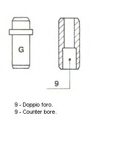 Направляющая втулка клапана FRECCIA 2431