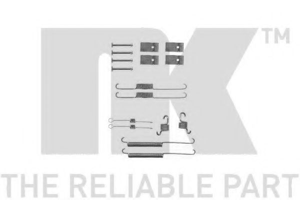 Комплектующие, тормозная колодка NK 7925688