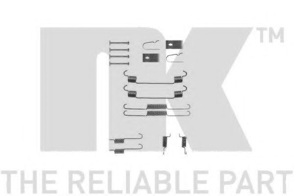 Комплектующие, тормозная колодка NK 7932675