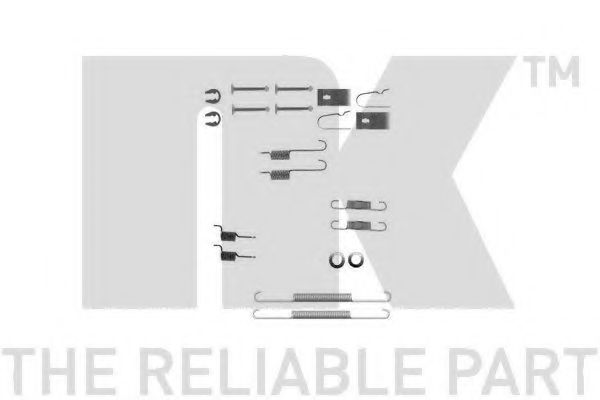Комплектующие, тормозная колодка NK 7935847