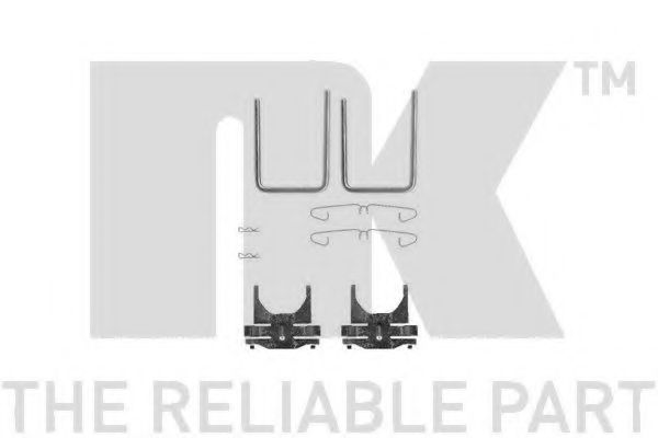 Комплектующие, колодки дискового тормоза NK 7941928