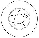 Тормозной диск MAPCO 15508