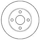 Тормозной диск MAPCO 15538