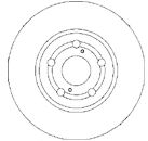 Тормозной диск MAPCO 15551