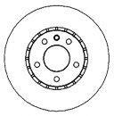 Тормозной диск MAPCO 15676