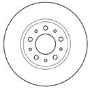 Тормозной диск MAPCO 15961